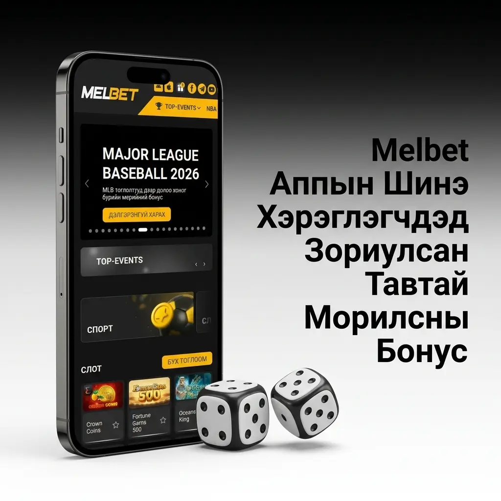 Melbet аппаар бүртгүүлсэн шинэ хэрэглэгчдэд спорт болон казино тавтай морилсны бонус