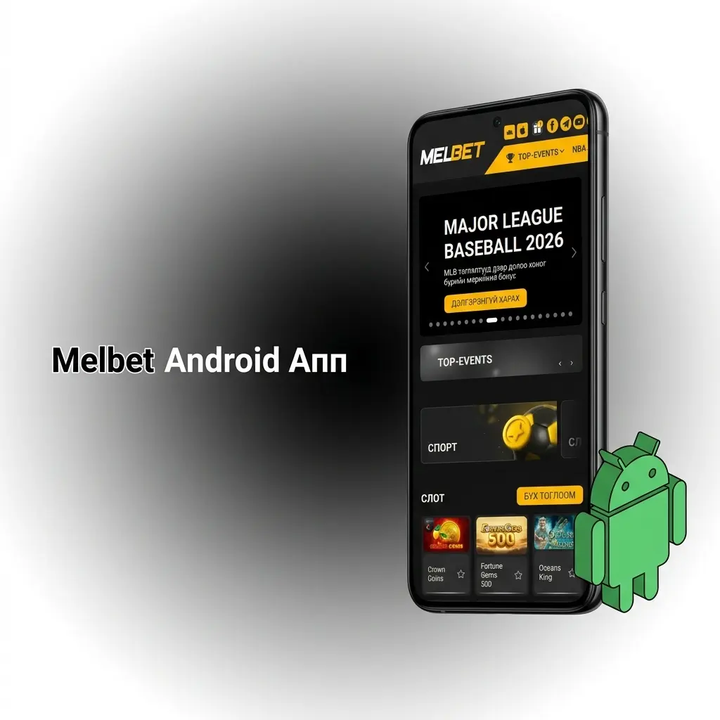 Melbet Android апп татаж авах – мобайл бооцоо, казино тоглоом үнэгүй